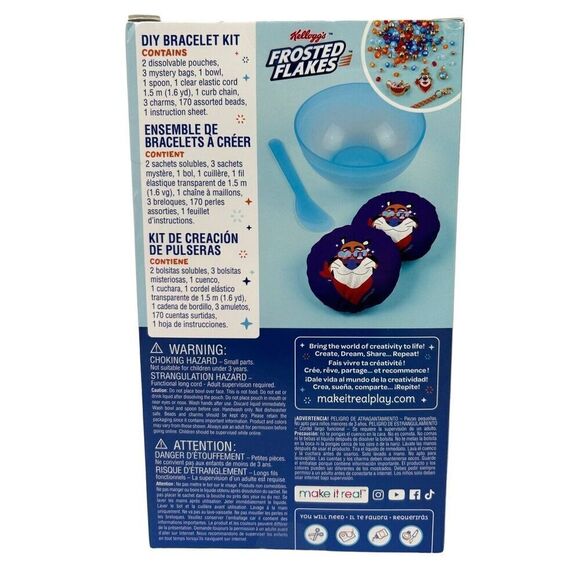 Make It Real: Kellogg's Frosted Flakes Jewelry Kit “Not Food” - Picture 2 of 5